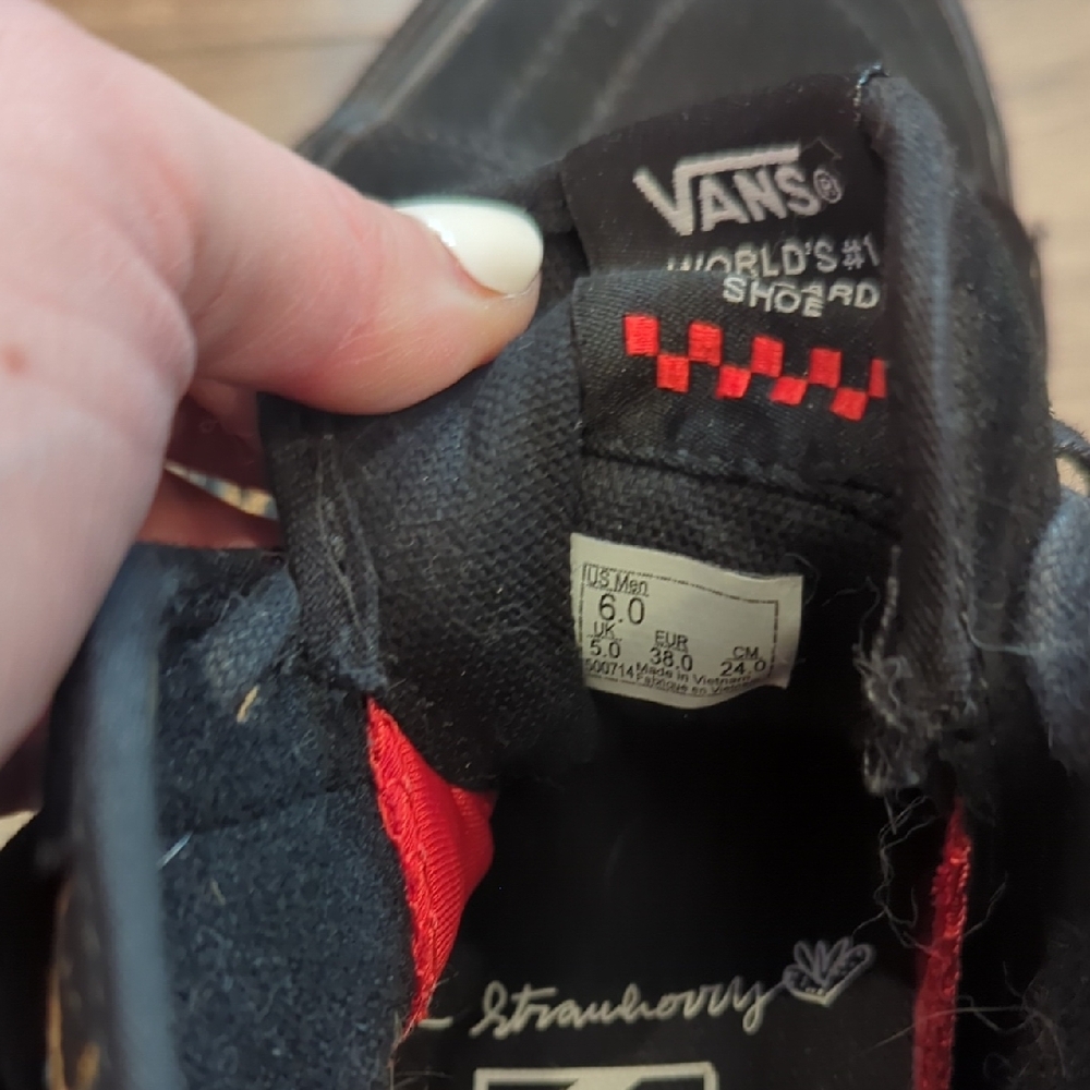 Vans Limited Edition Cher Strawberry Leopard Sk8 His - Picture 8 of 9